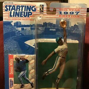 Starting Lineup 1997 Edition Marlins Devon White Action Figure w/Card